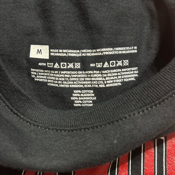 Gildan Black Oklahoma Graphic Tee - Picture 2 of 2